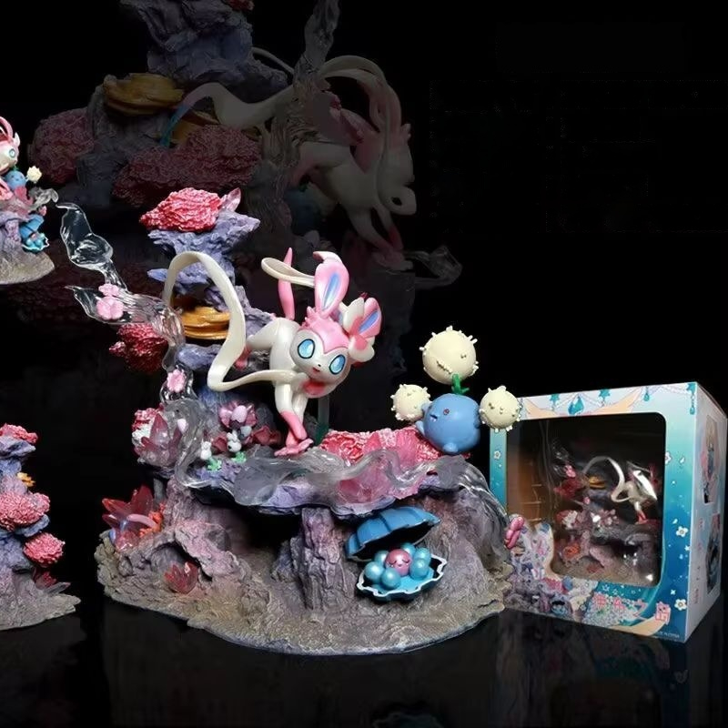 Interior Design House - Gk Figure Sylveon Shroomish Clamperl Fairy
