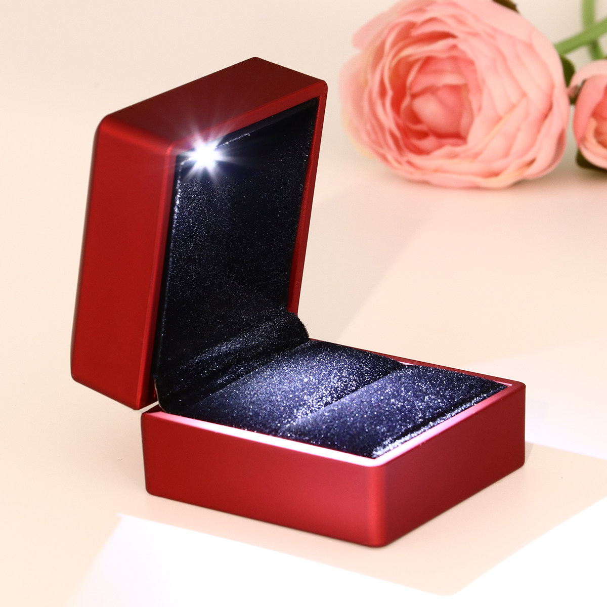 Interior Design And Construction - LED Lighted Jewelry Gift Box Premium
