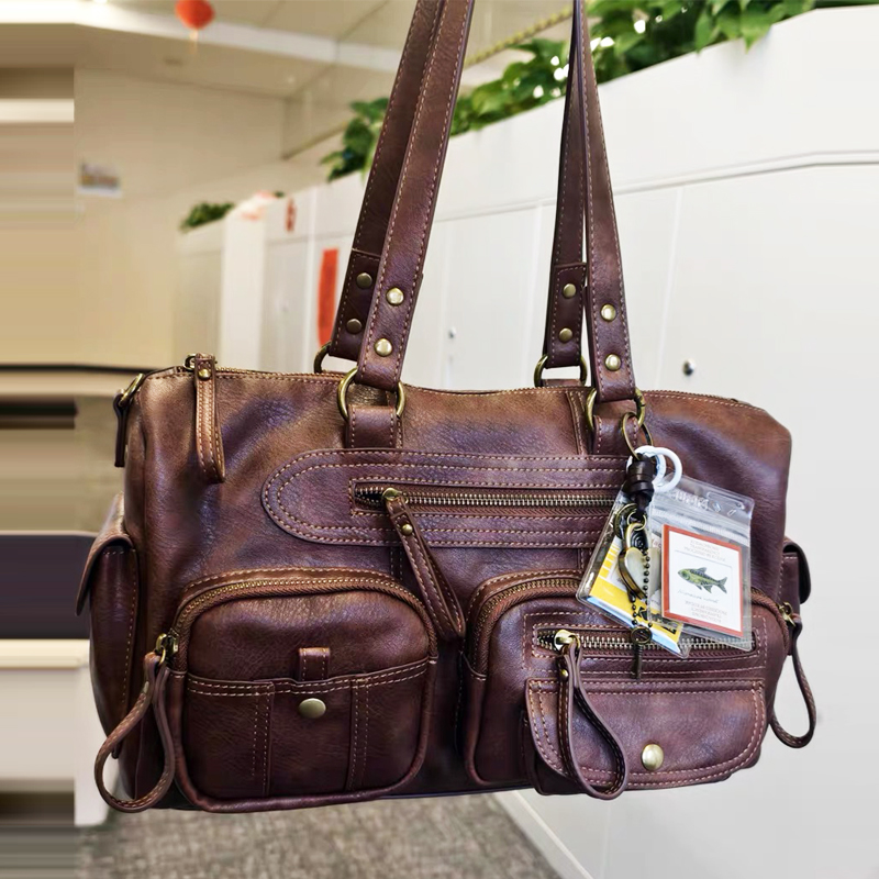 Interior Design Vintage Style - England Style Boston Bag For Women