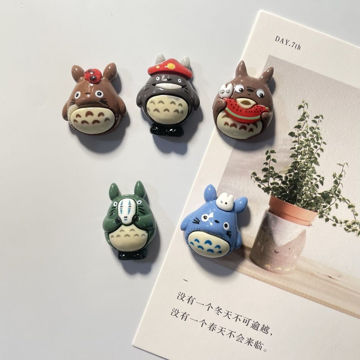 Interior Design House - Totoro Anime Resin Fridge Magnet Cute