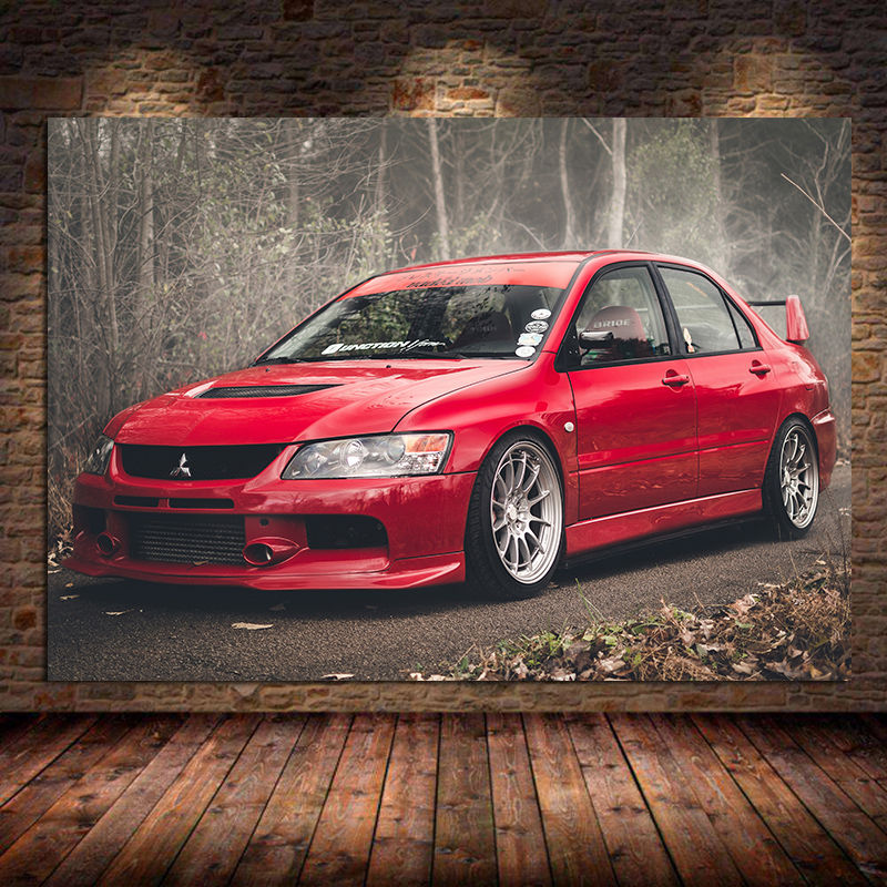 Siêu Xe Áp Phích Lancer Evo Ô  - đánh giá và giá Interior Design Sketch