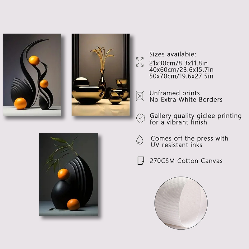 3pcs/set Abstract Canvas Print - đánh giá và giá Interior Design Sketch