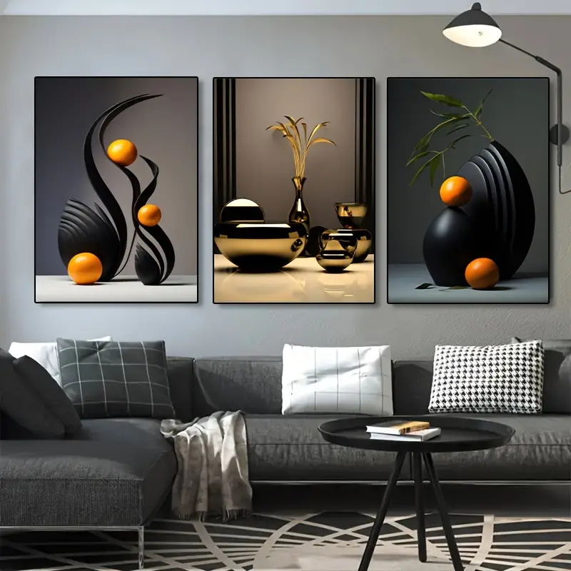 3pcs/set Abstract Canvas Print - đánh giá và giá Interior Design Sketch