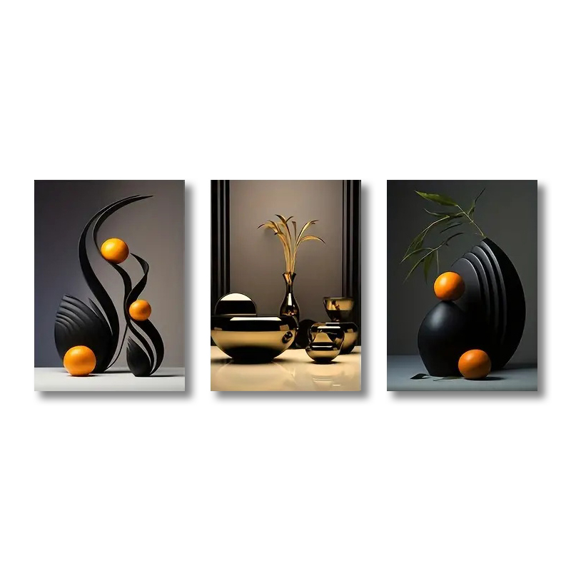 3pcs/set Abstract Canvas Print - đánh giá và giá Interior Design Sketch