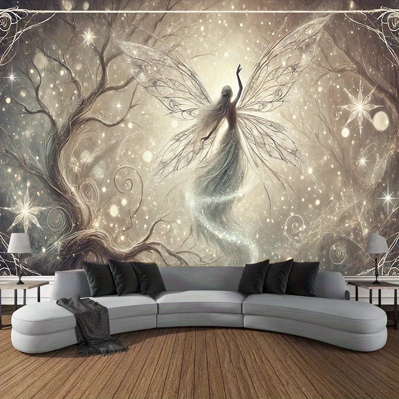 Fantasy Fairy Tree Wall Mural  - đánh giá và giá Interior Design With Wallpaper