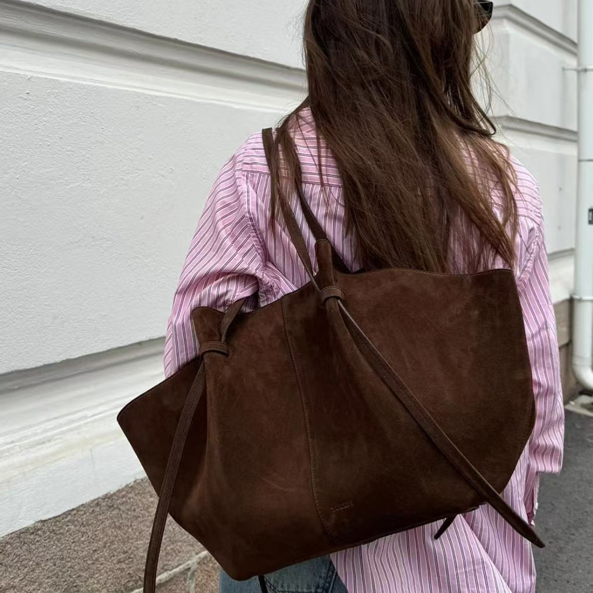 Faux Suede Tote Bags For Women - đánh giá và giá Interior Design Name