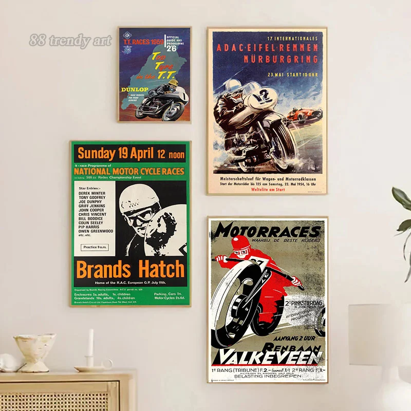 Vintage 24 Horas Motorcycle Ra - đánh giá và giá Interior Design Sketch