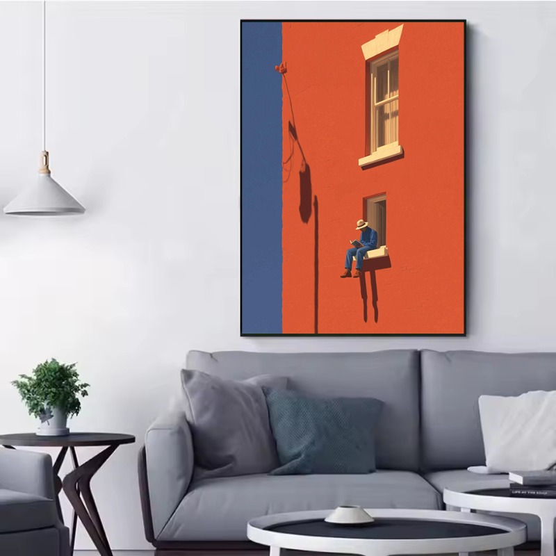 Vintage Minimalist Abstract Wa - đánh giá và giá Interior Design House