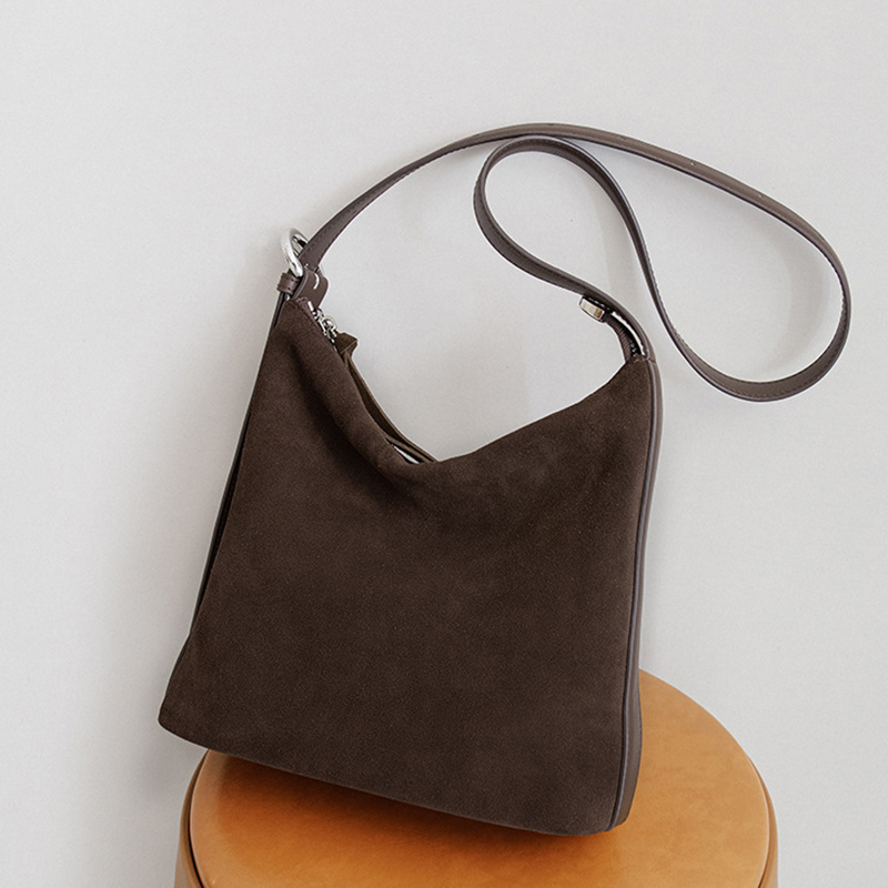 Women's Bucket Bag Suede Leath - đánh giá và giá Interior Design Vintage Style