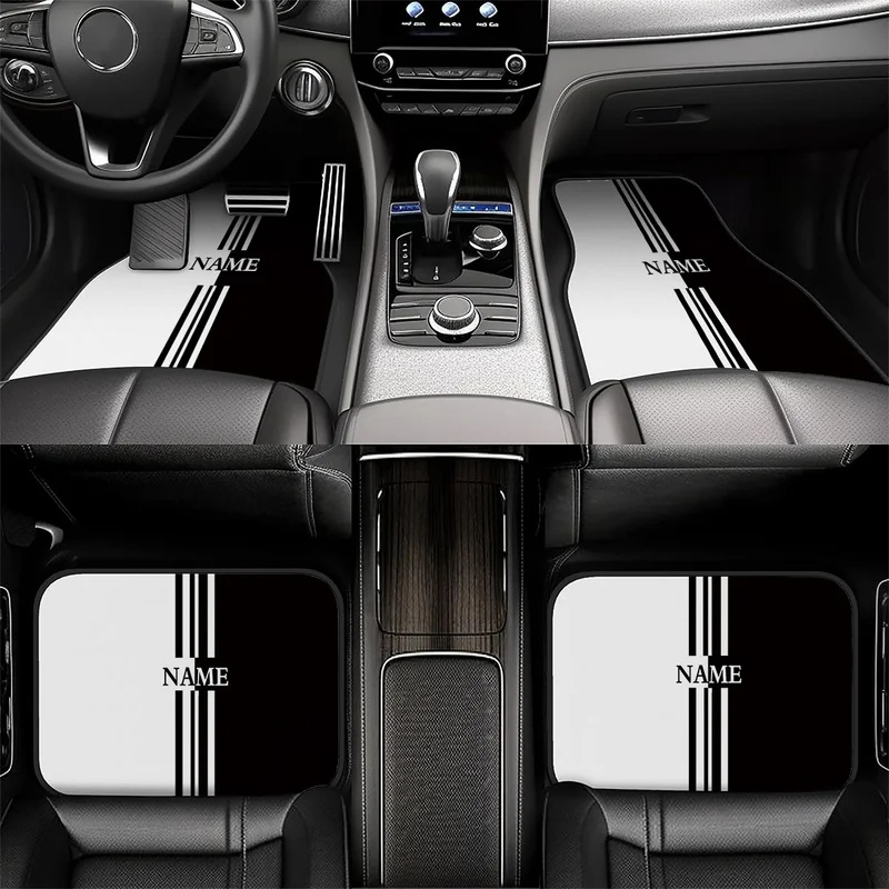 4pcs Customizable Name Car Flo - đánh giá và giá Interior Design Name