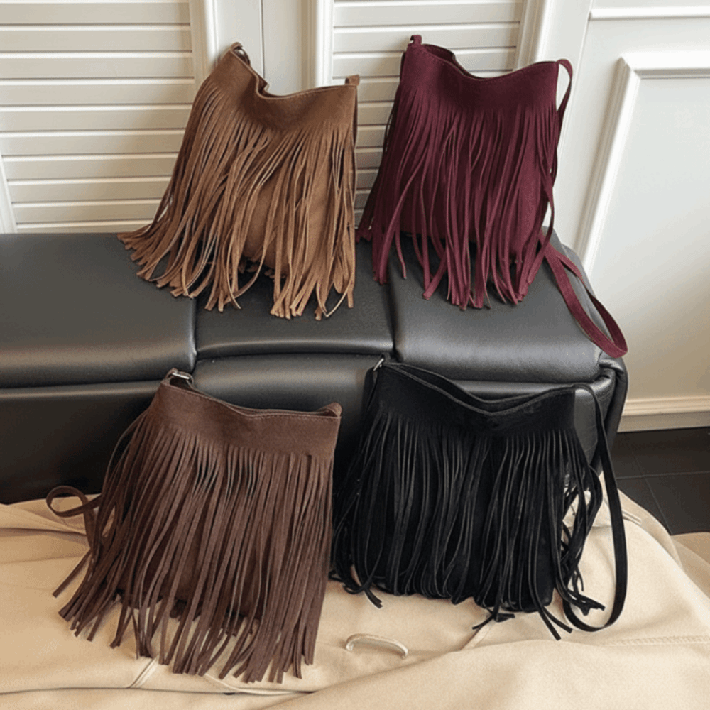Retro Tassel Saddle Bag Vintag - đánh giá và giá Interior Design Vintage Style