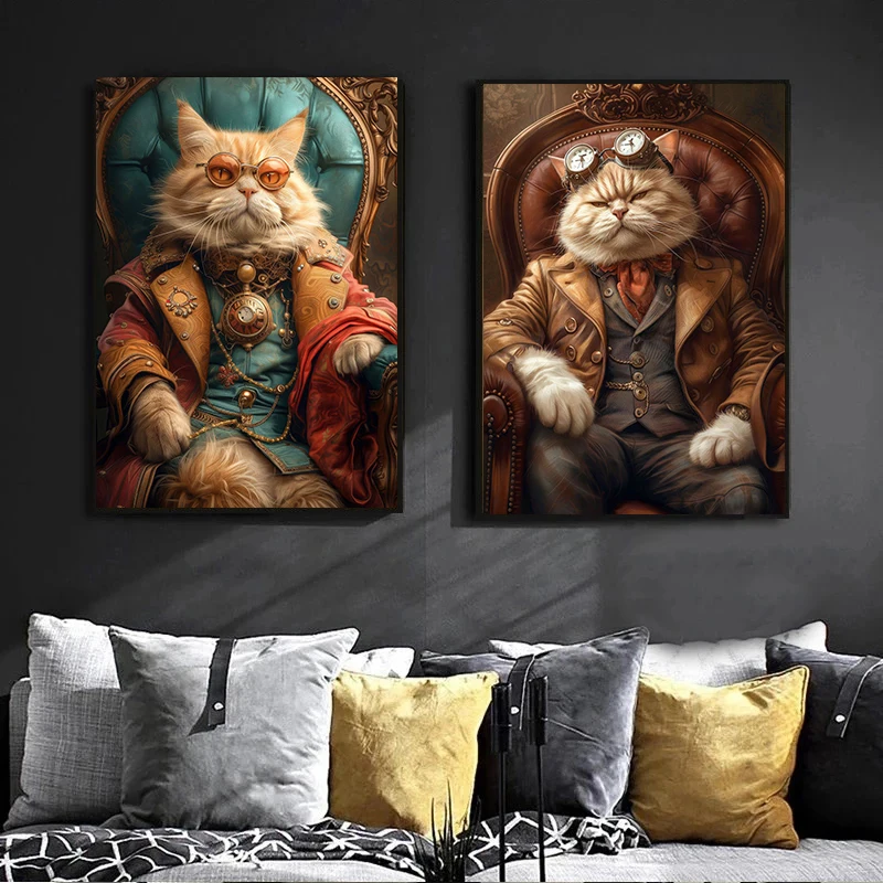 Cool Steampunk Animals Portrai - đánh giá và giá Interior Design Sketch
