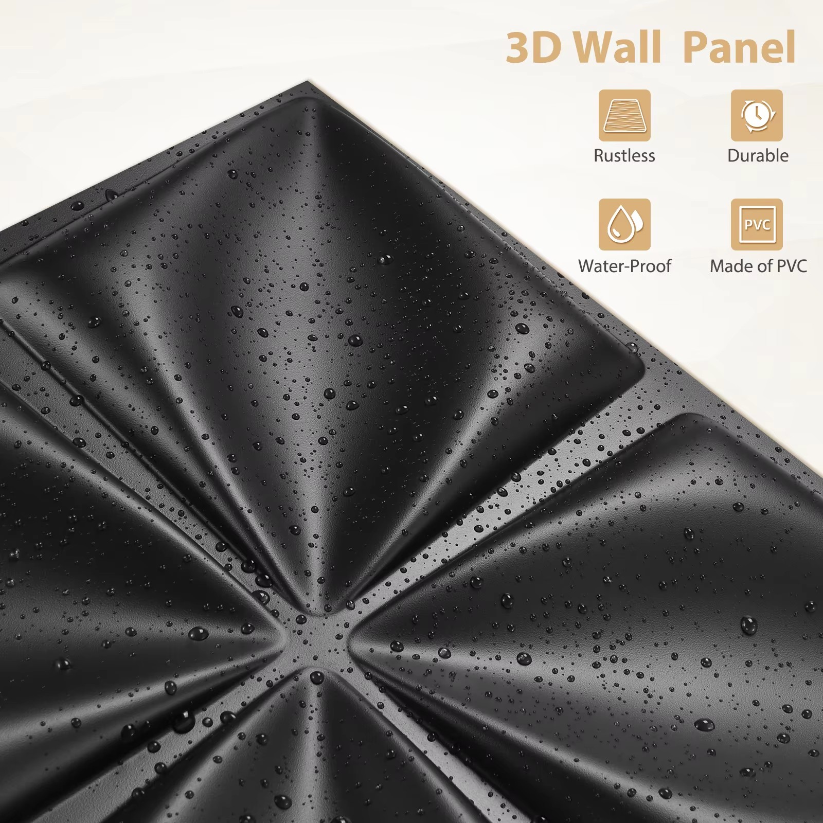 3D Wall Panel PVC Flower Desig - đánh giá và giá Interior Design With Wallpaper
