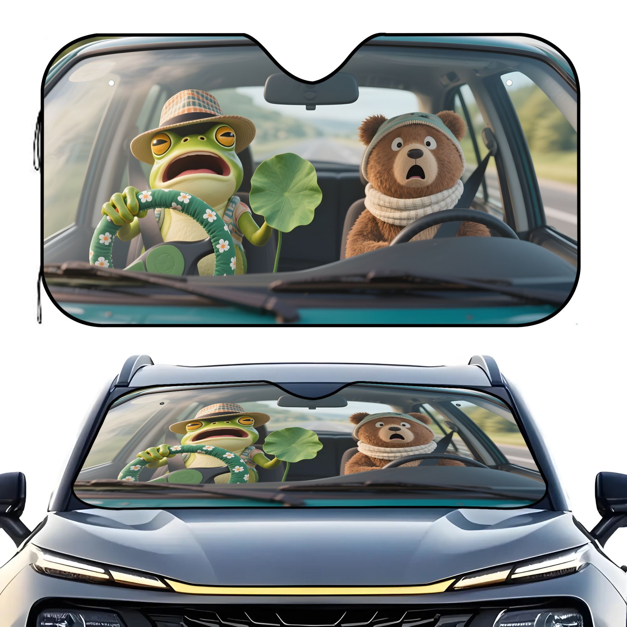 1pc Design Name Themed Car Sun - đánh giá và giá Interior Design Name