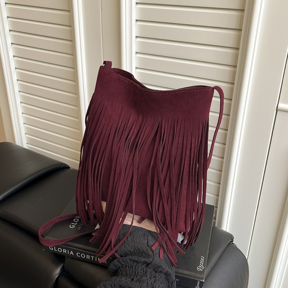 Retro Tassel Saddle Bag Large  - đánh giá và giá Interior Design Vintage Style