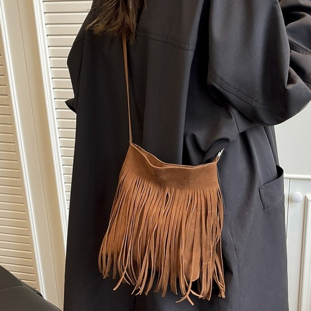 Retro Tassel Saddle Bag Large  - đánh giá và giá Interior Design Vintage Style