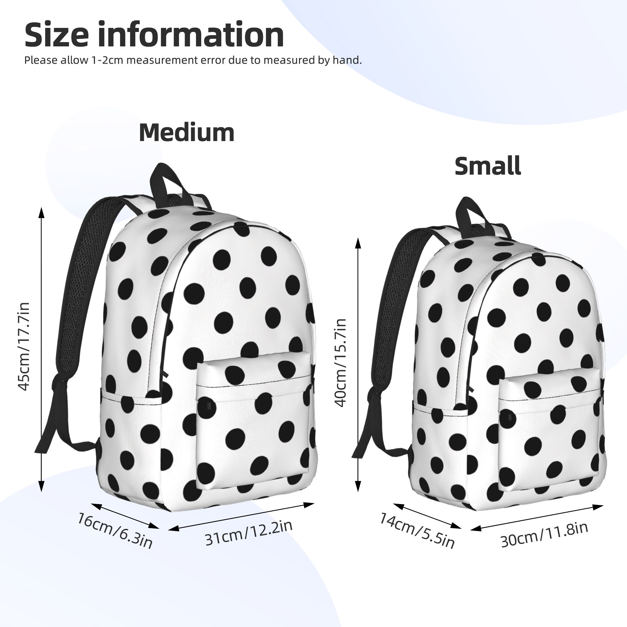 Monochrome Polka Dot Backpack  - đánh giá và giá Interior Design Monochrome