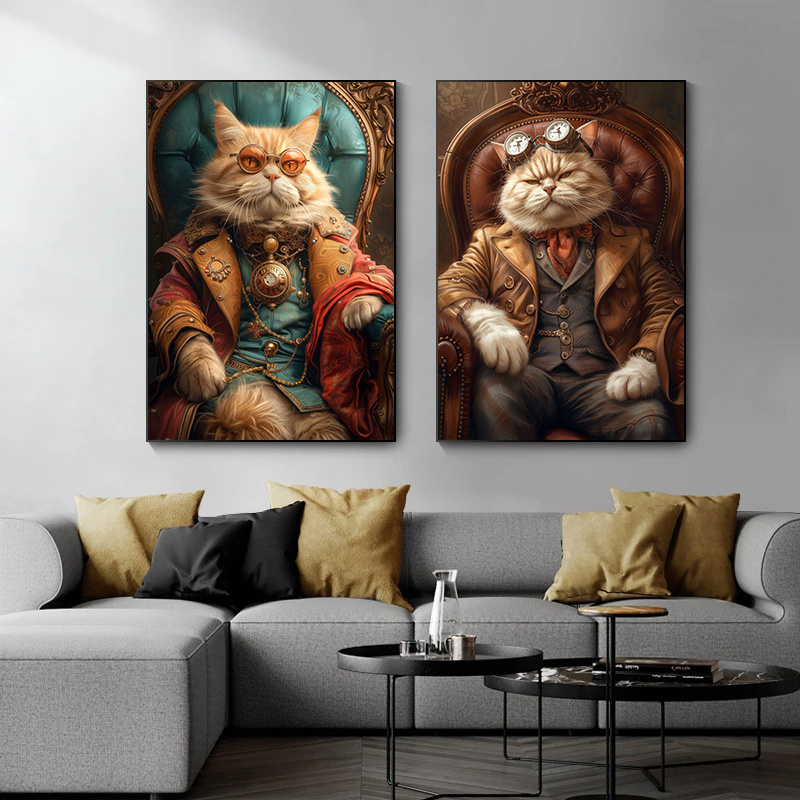 Cool Steampunk Animals Portrai - đánh giá và giá Interior Design Sketch