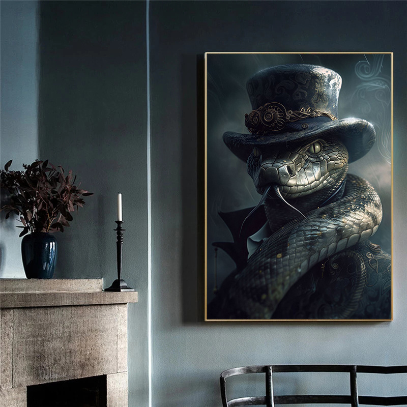 Cool Steampunk Animals Portrai - đánh giá và giá Interior Design Sketch