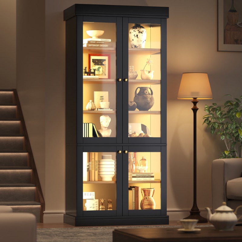 Modern Stand-Alone Glass Displ - đánh giá và giá Interior Design Lighting Layout