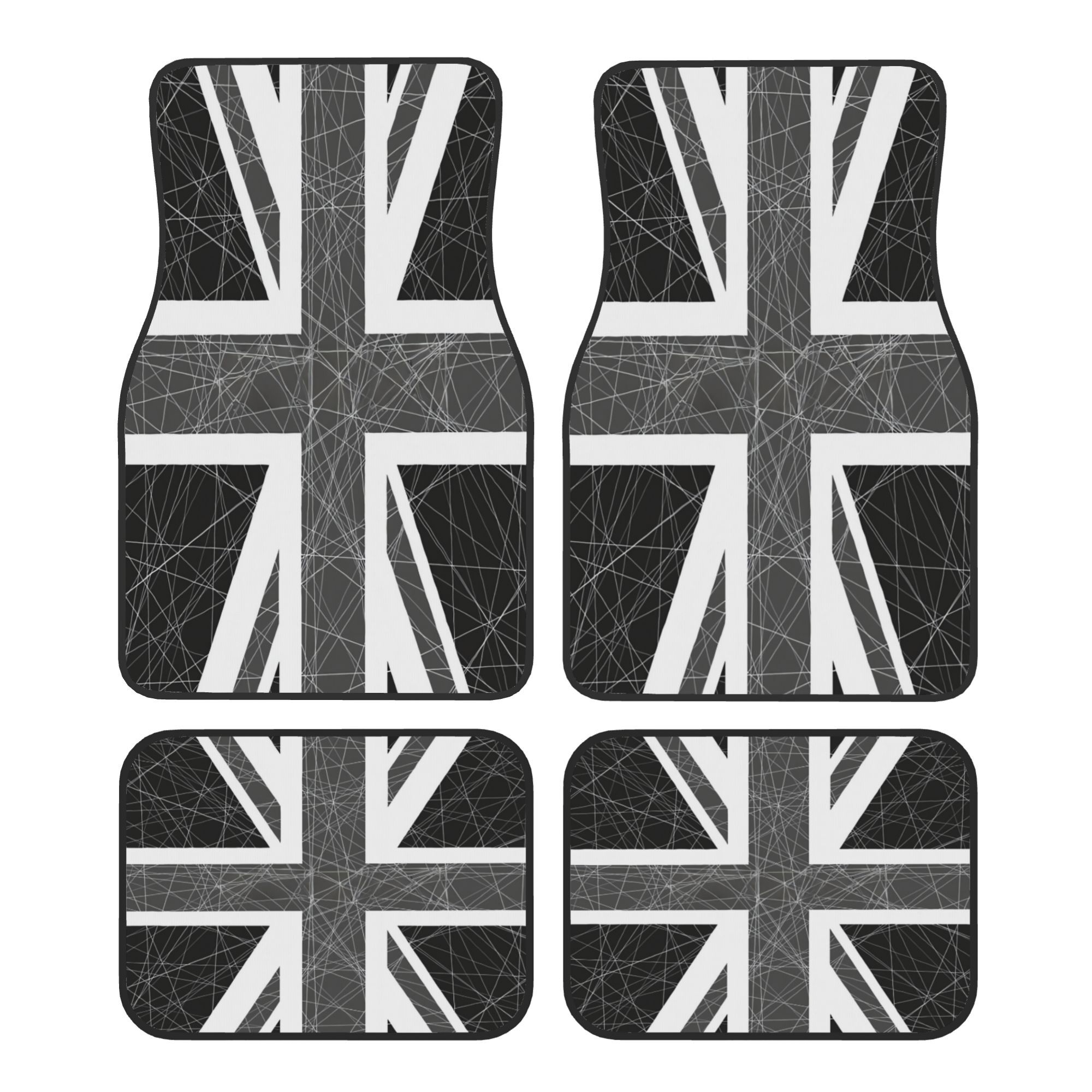 4pcs Monochrome Union Jack Fla - đánh giá và giá Interior Design Monochrome