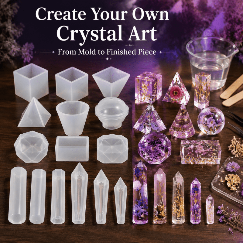 15pcs Crystal Resin Silicone M - đánh giá và giá Interior Design House