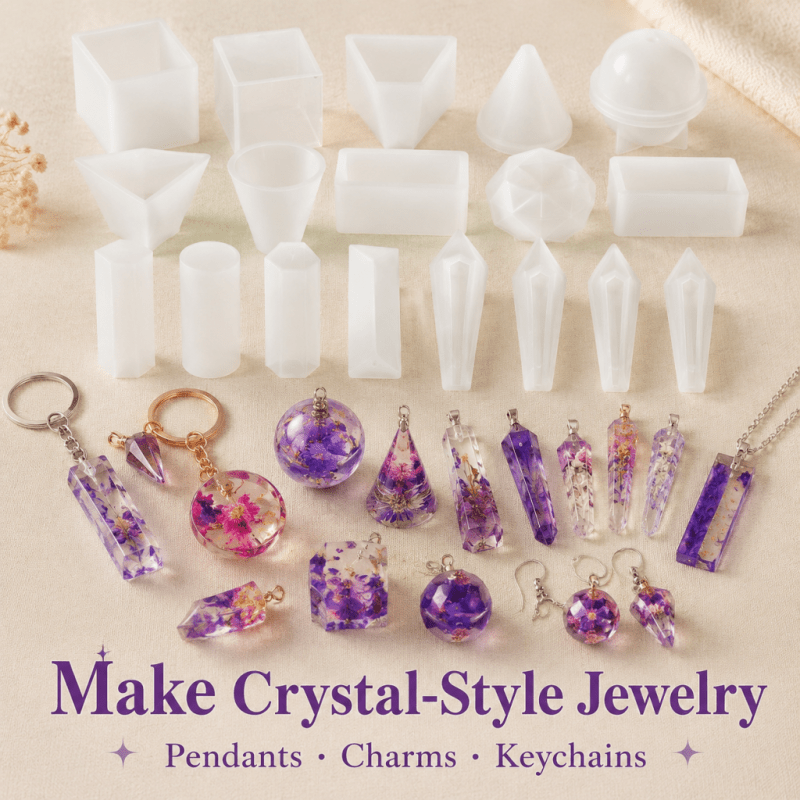 15pcs Crystal Resin Silicone M - đánh giá và giá Interior Design House