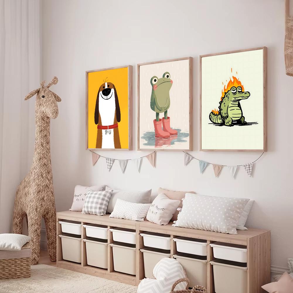 Cute Animal Character Design P - đánh giá và giá Interior Design With Wallpaper