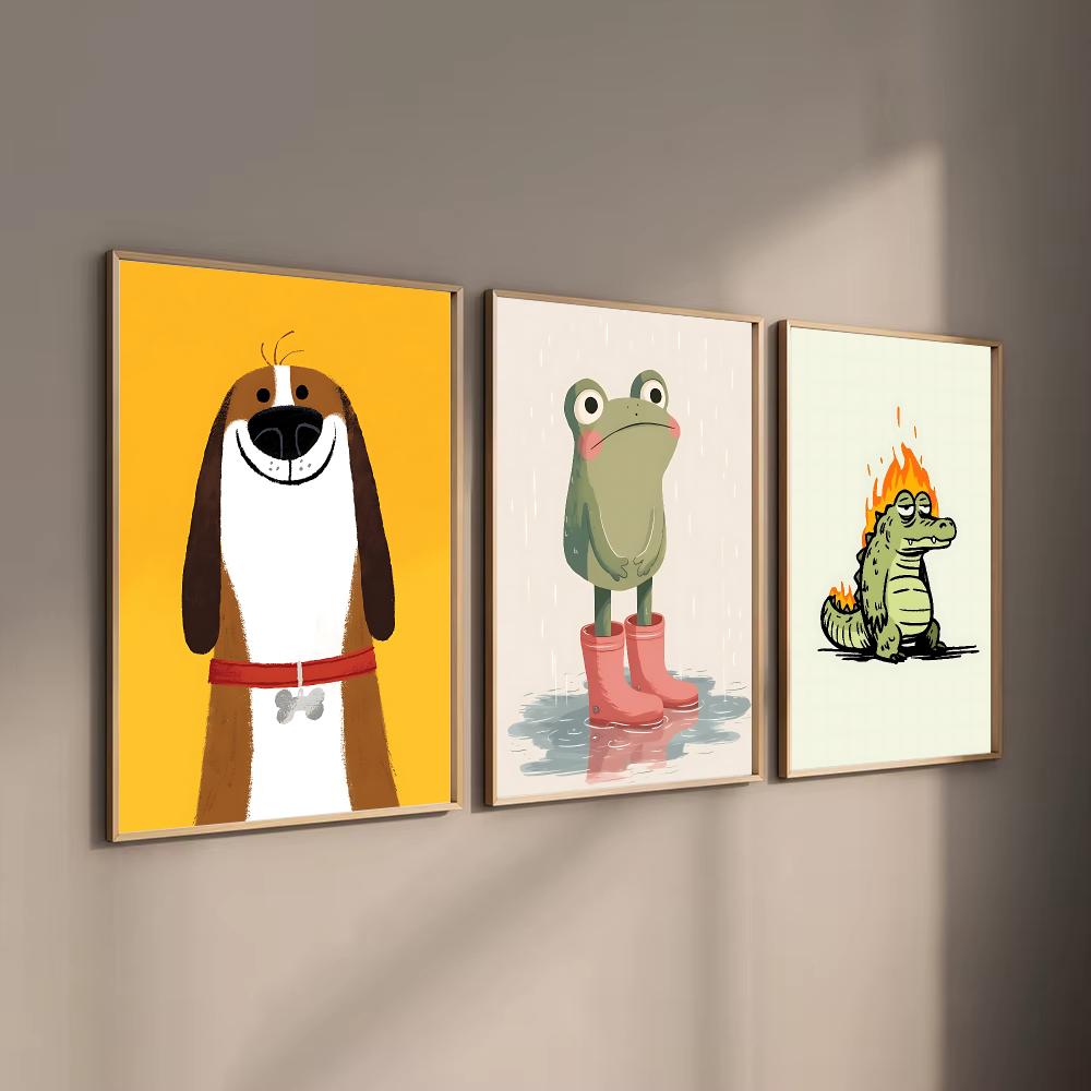 Cute Animal Character Design P - đánh giá và giá Interior Design With Wallpaper