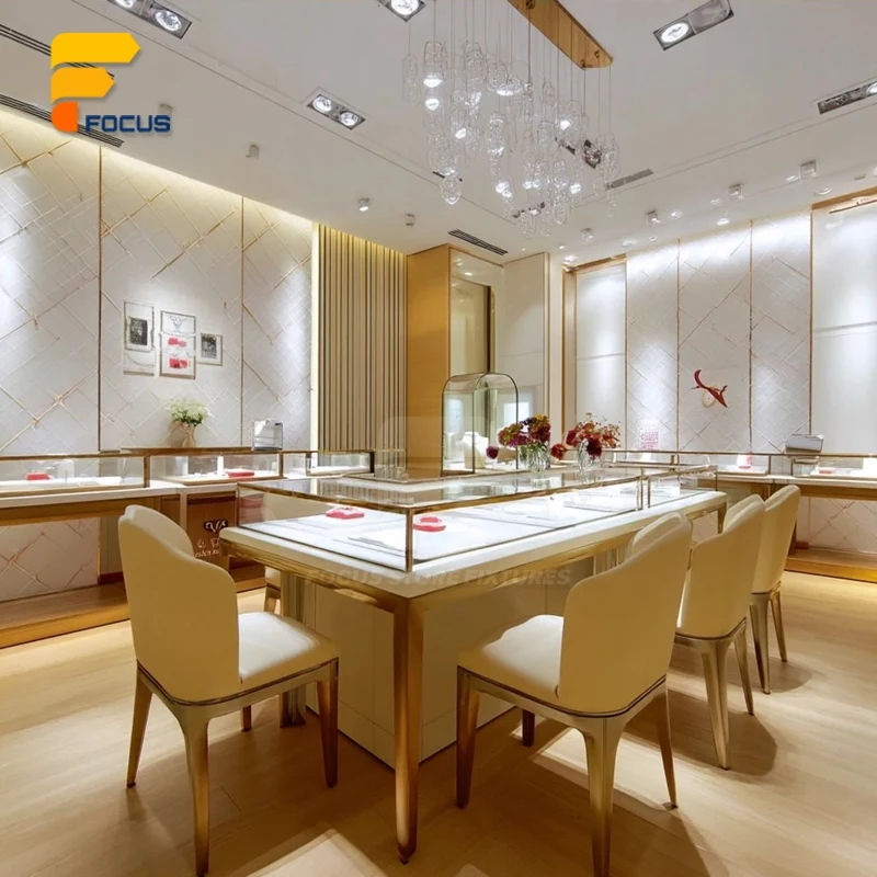 custom.Luxury Jewelry Shop Des - đánh giá và giá Interior Design Lighting Layout