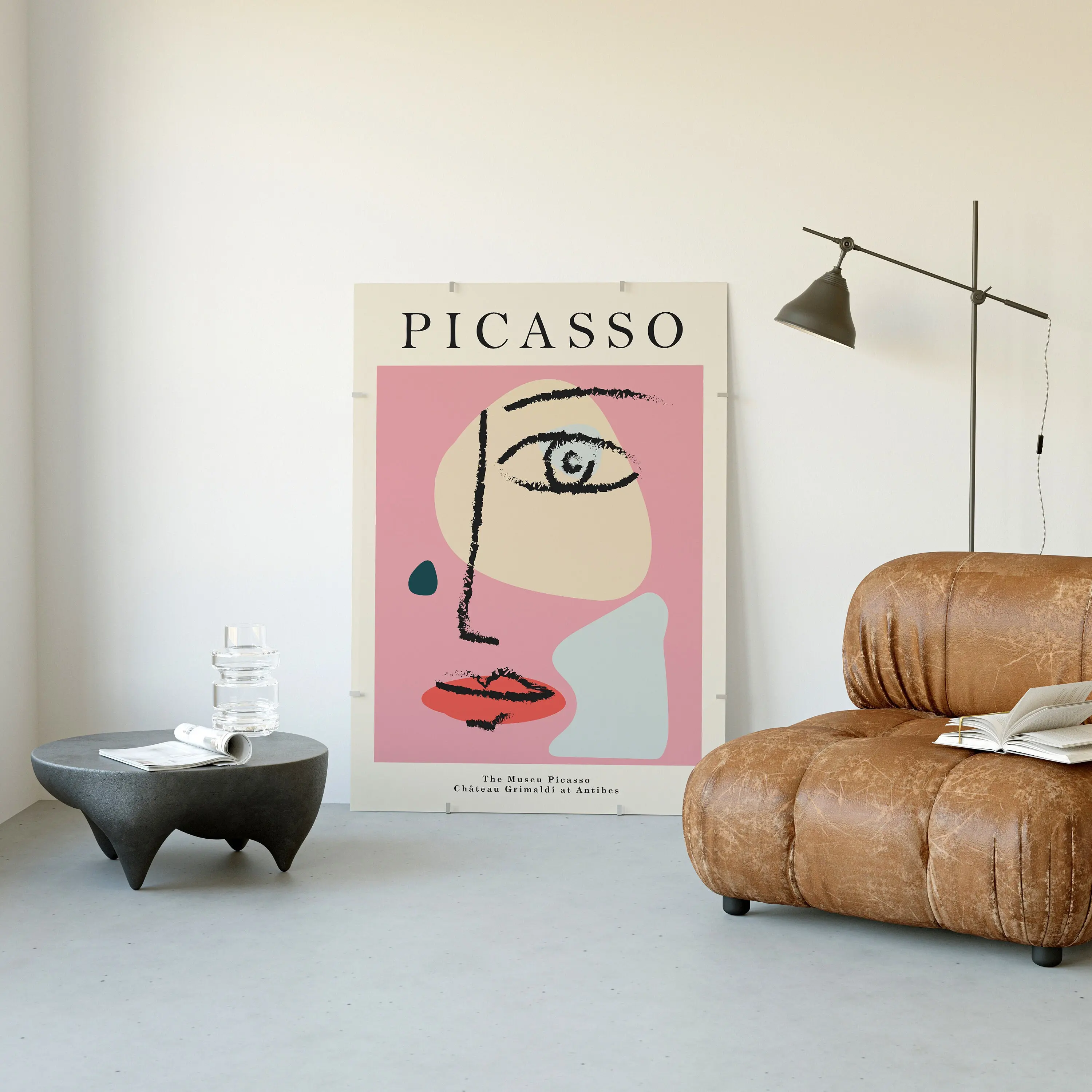 Picasso Exhibition Wall Art Pr - đánh giá và giá Interior Design Sketch