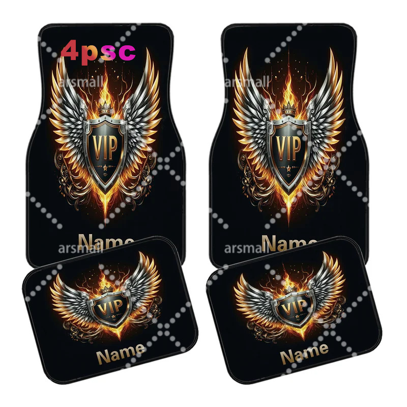 4pcs Customizable Name Car Flo - đánh giá và giá Interior Design Name